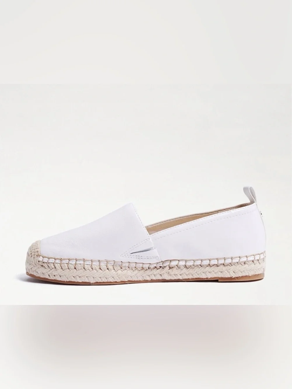 Sam Edelman white leather